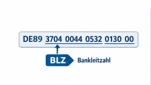 BLZ Position in einer deutschen IBAN erklärt